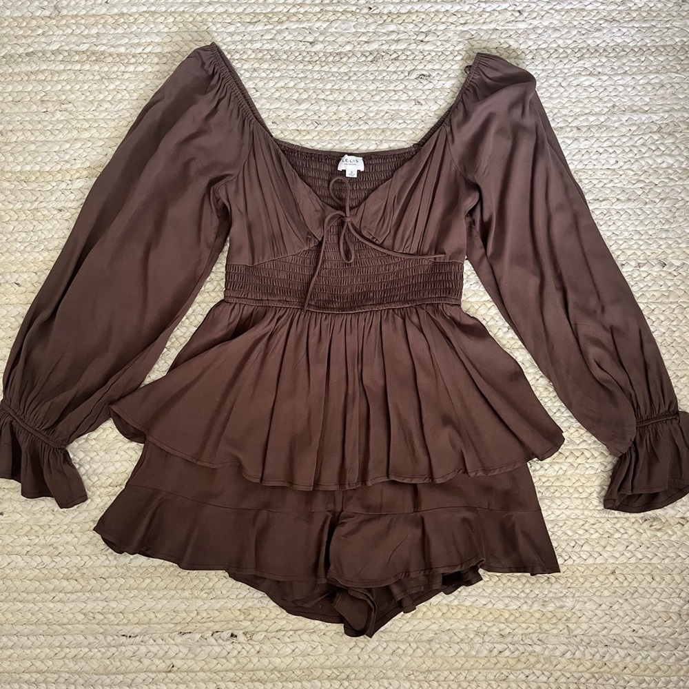 Long sleeve romper